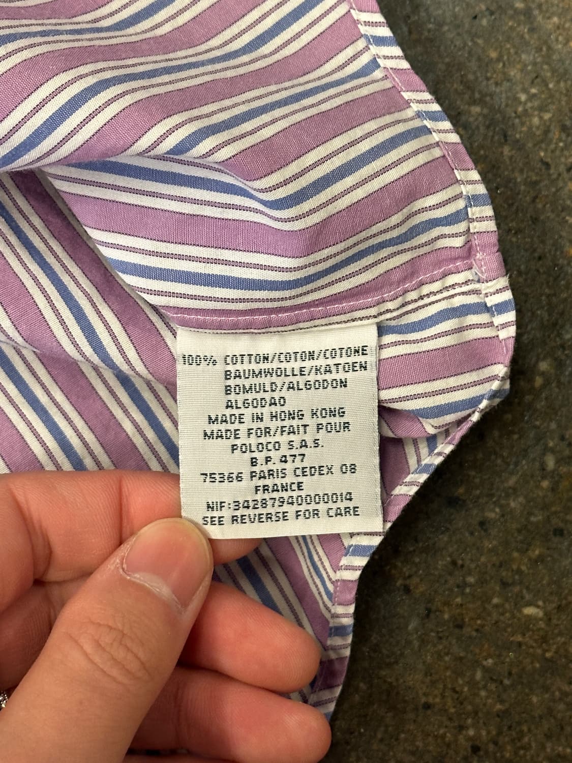 폴로 랄프로렌 스트라이프 셔츠 L 상품이미지7