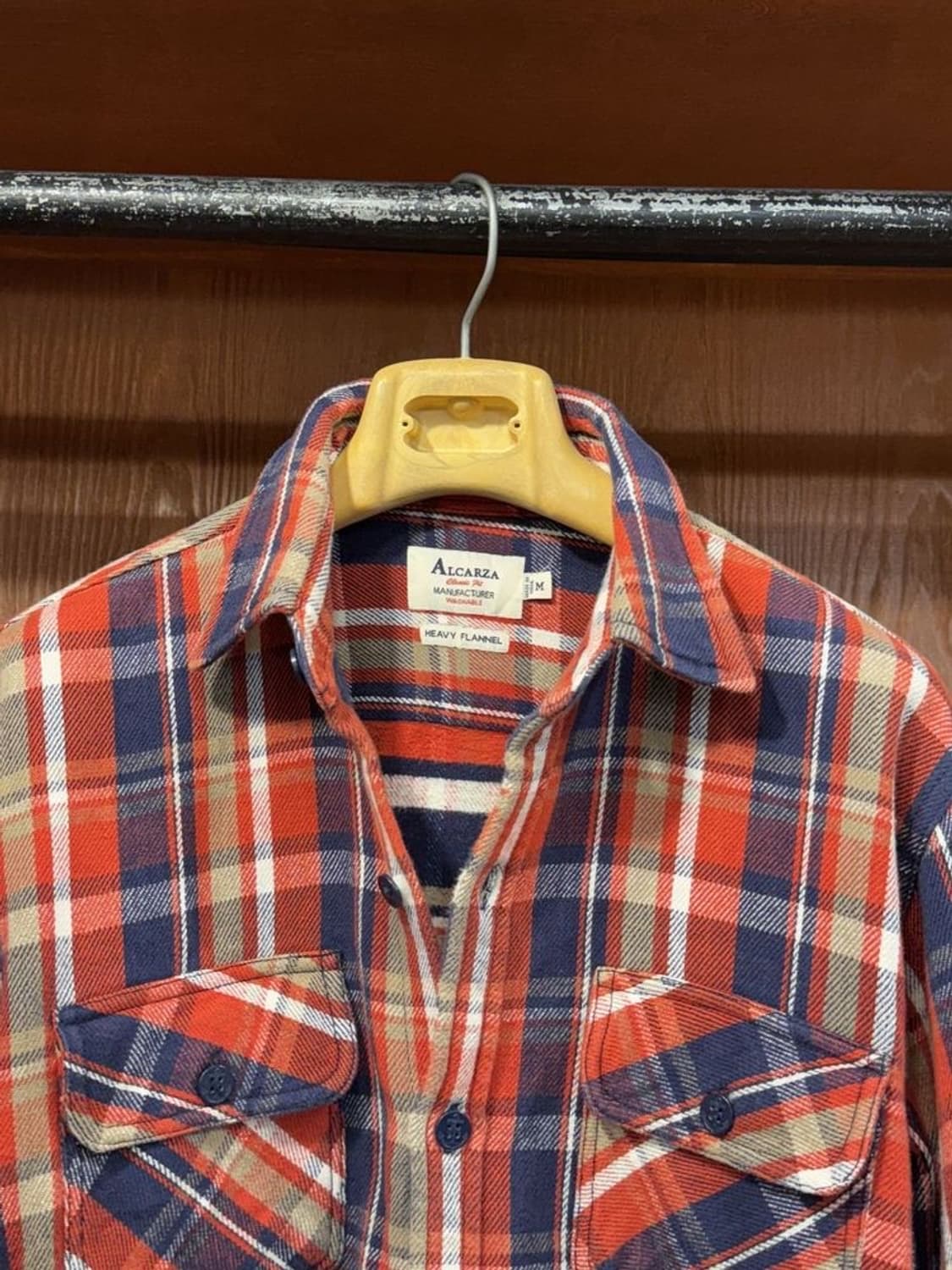 ALCARZA 헤비 플란넬 셔츠 상품이미지8