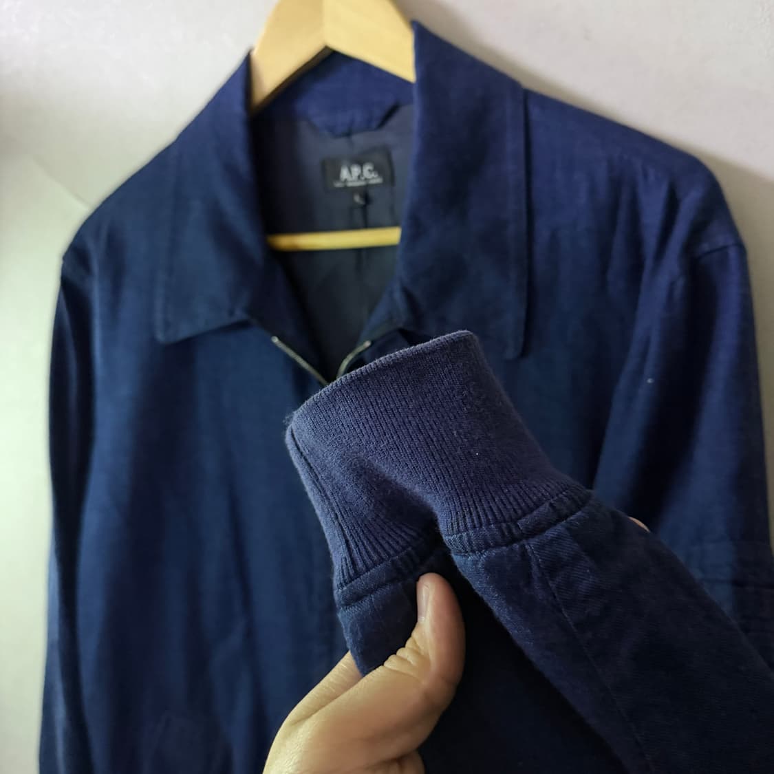 A.P.C 아페쎄 데님 MA-1 블루종 L(100) 상품이미지5