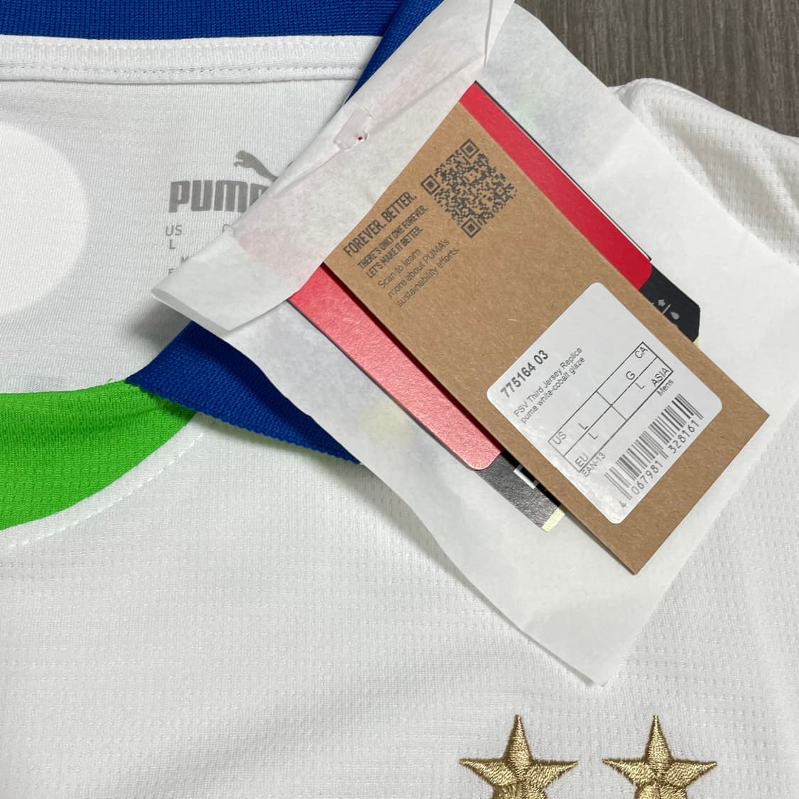 (새상품) PSV 아인트호벤 써드 유니폼 L, XL 상품이미지4