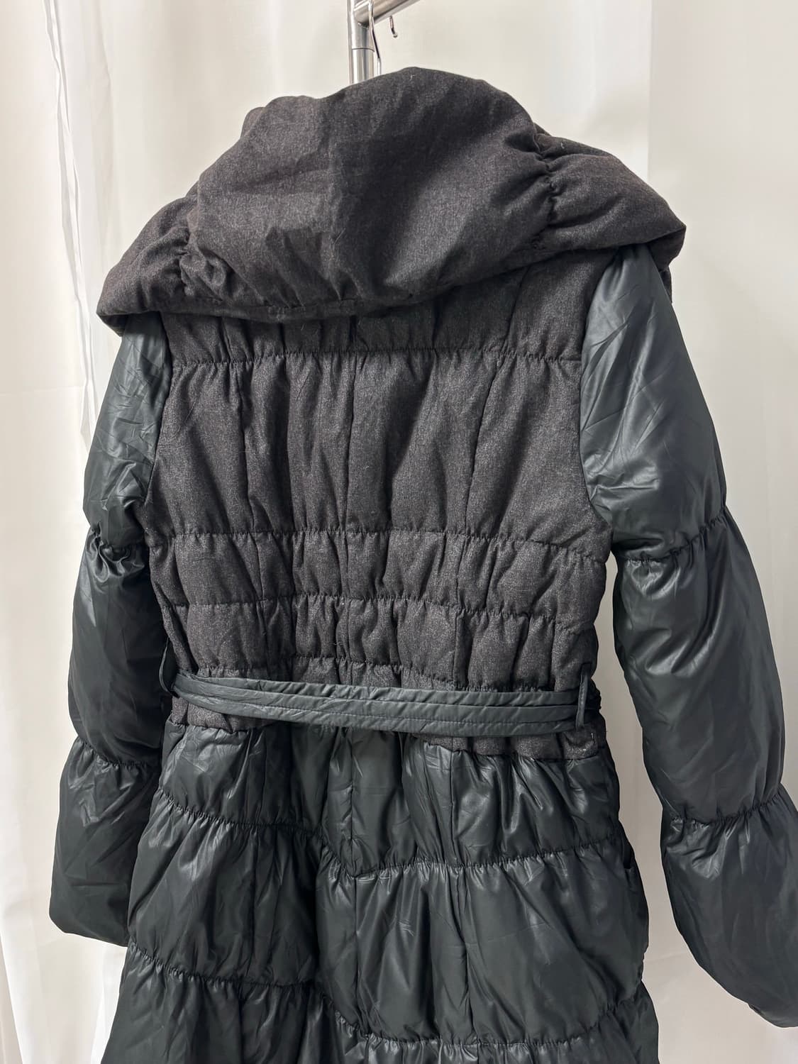 NATURAL FIT 셔링 슬림 페미닌 패딩 상품이미지5