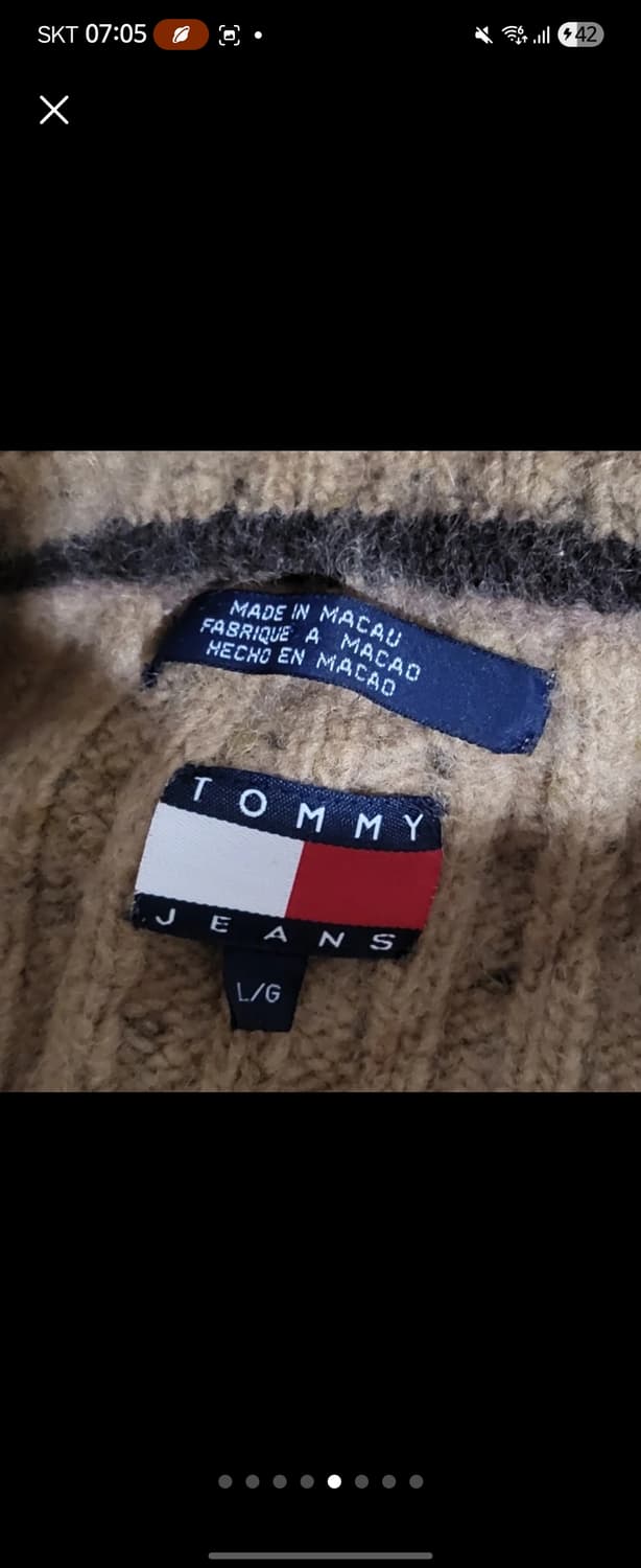 타미힐피거 하프집업 니트 상품이미지5