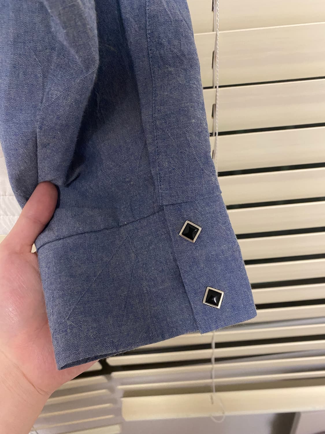 로컬스온리 Locals Only 샴브레이 웨스턴 블루종 상품이미지3