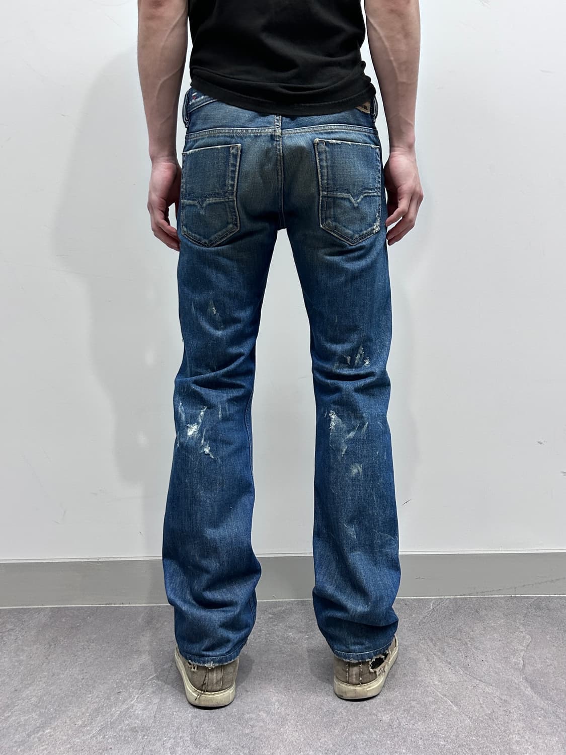 디젤 Viker 디스트레스드 데님  상품이미지4