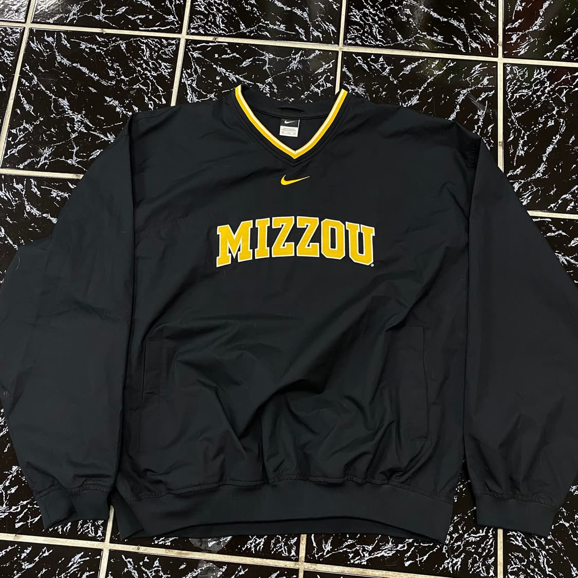 나이키 미조우 검노 범블비 검정 웜업 바람막이 자켓 상품이미지1