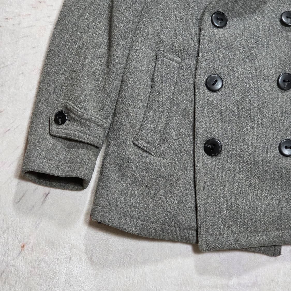빈폴 그레이 더블 버튼 코트 상품이미지3