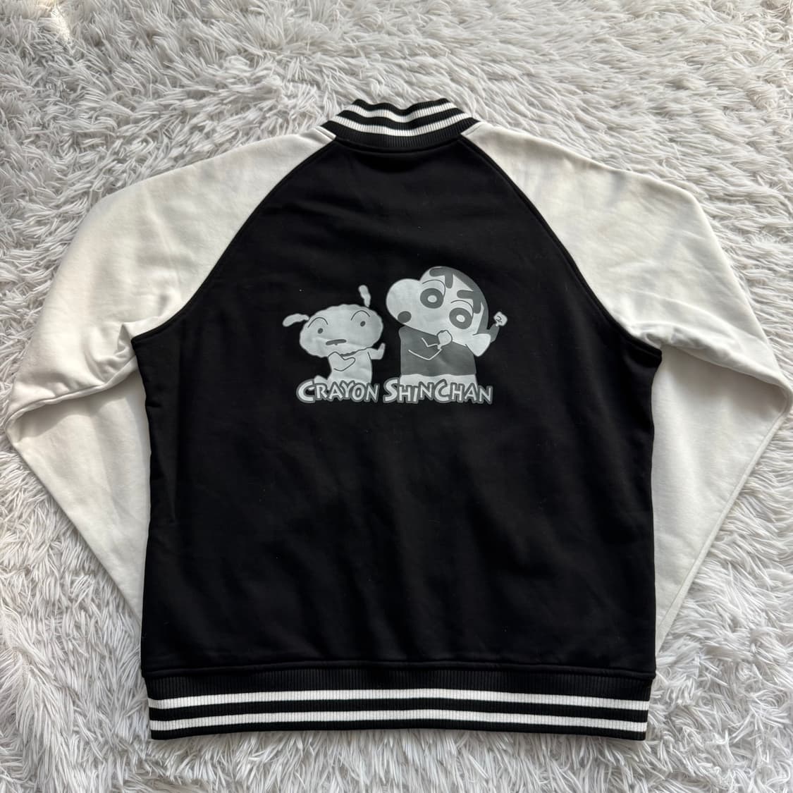 SHINCHAN 일본빈티지 짱구 블루종 바시티 자켓 짱구자켓 m 95 상품이미지3