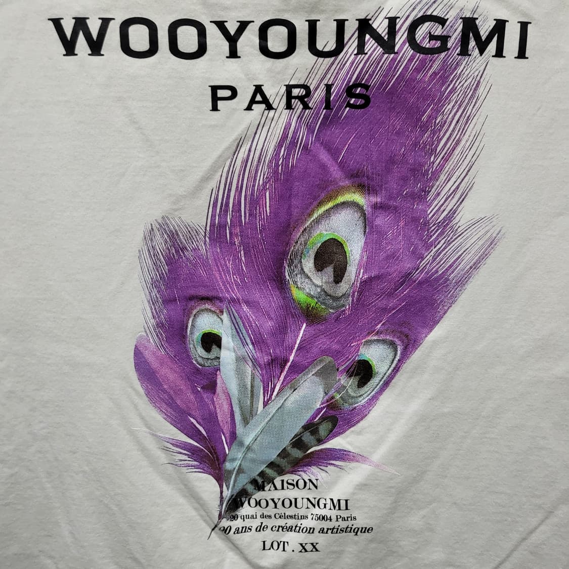 [정품] 48 / 23SS 우영미 깃털 백로고 반팔티  상품이미지3