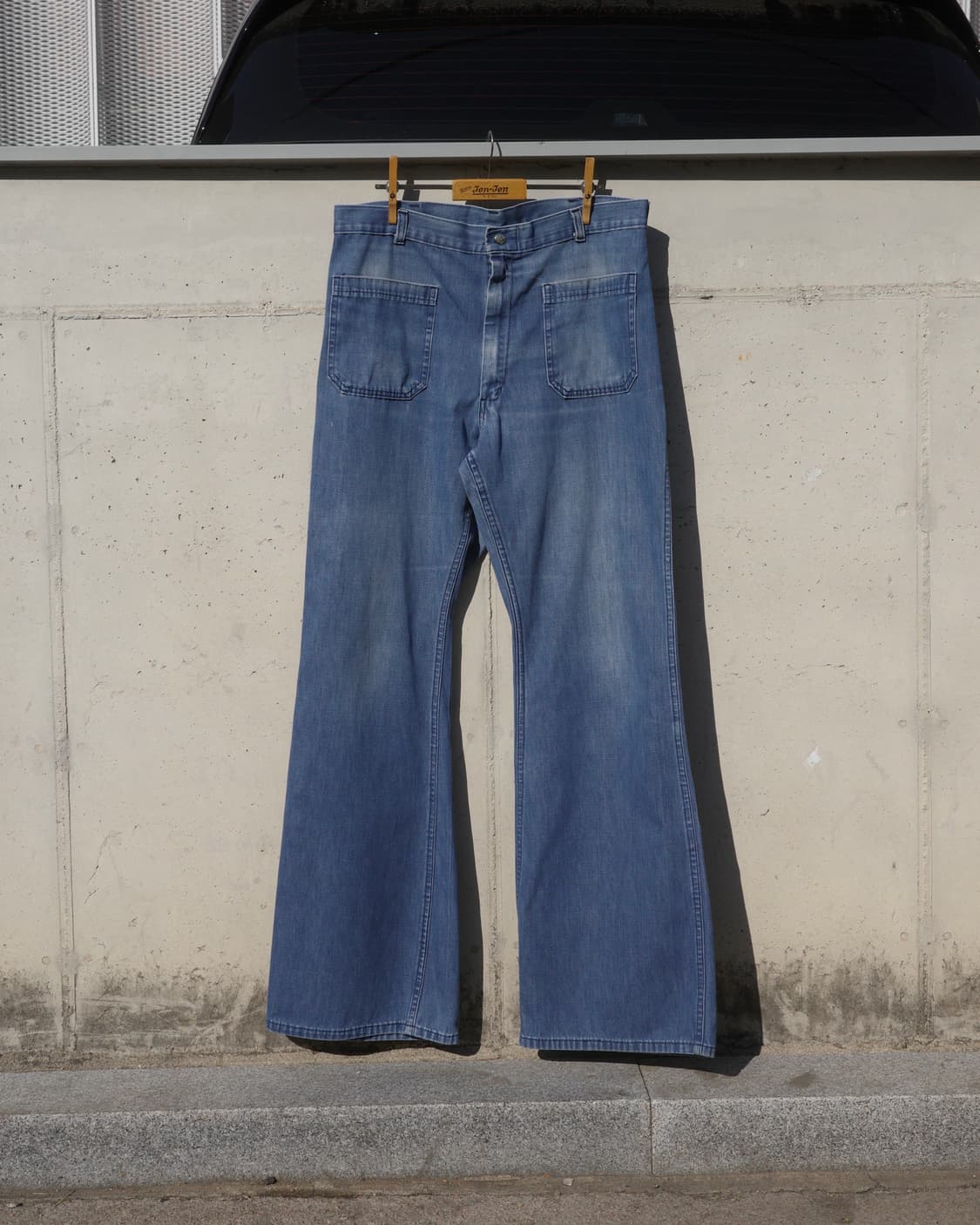 80s U.S.N Navdungaree 벨보텀 데님 플레어 팬츠 상품이미지1