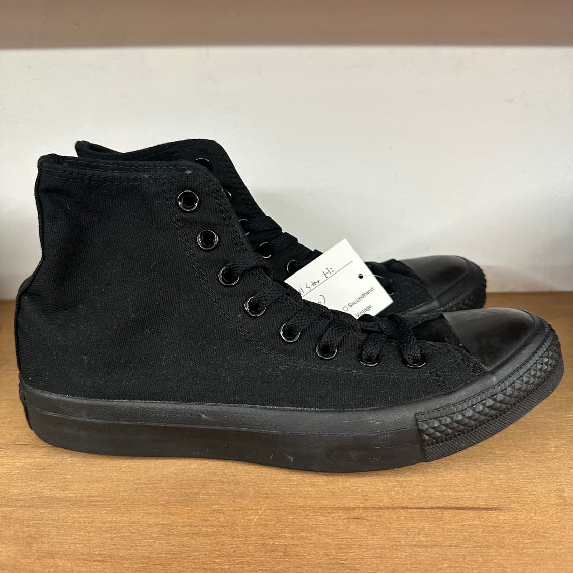 컨버스 척테일러 하이 ‘올블랙’ 상품이미지5