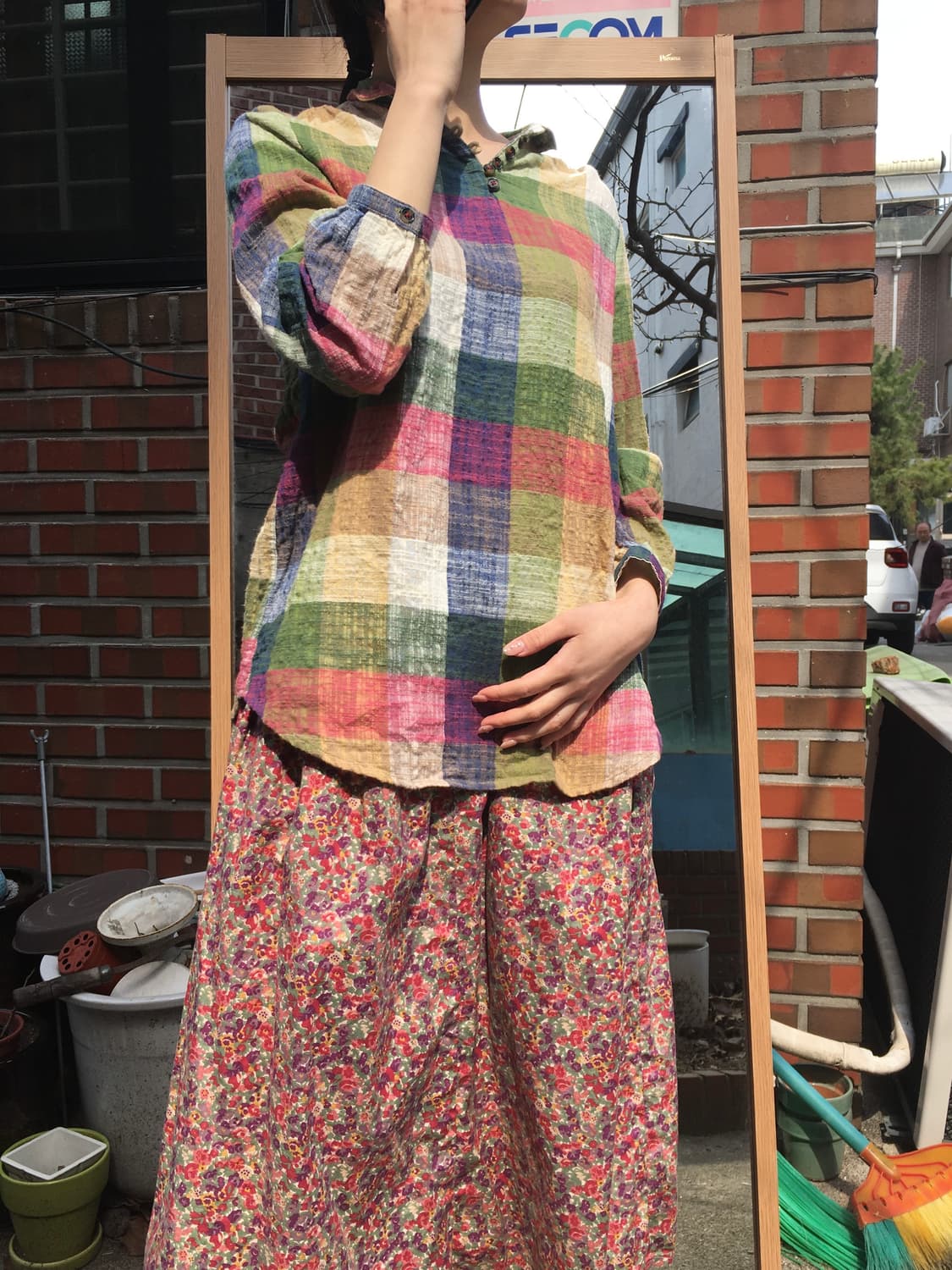 패치워크 헤리티치 셔츠 상품이미지1