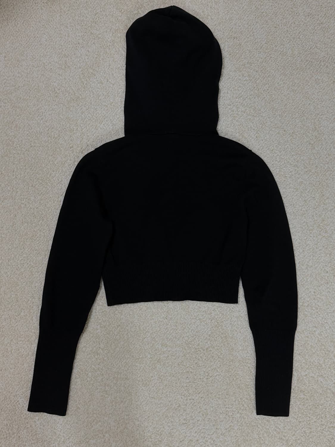 [에이치덱스 HDEX] 니트 크롭 후디 집업, 니트 부츠컷 팬츠 (M) 상품이미지4