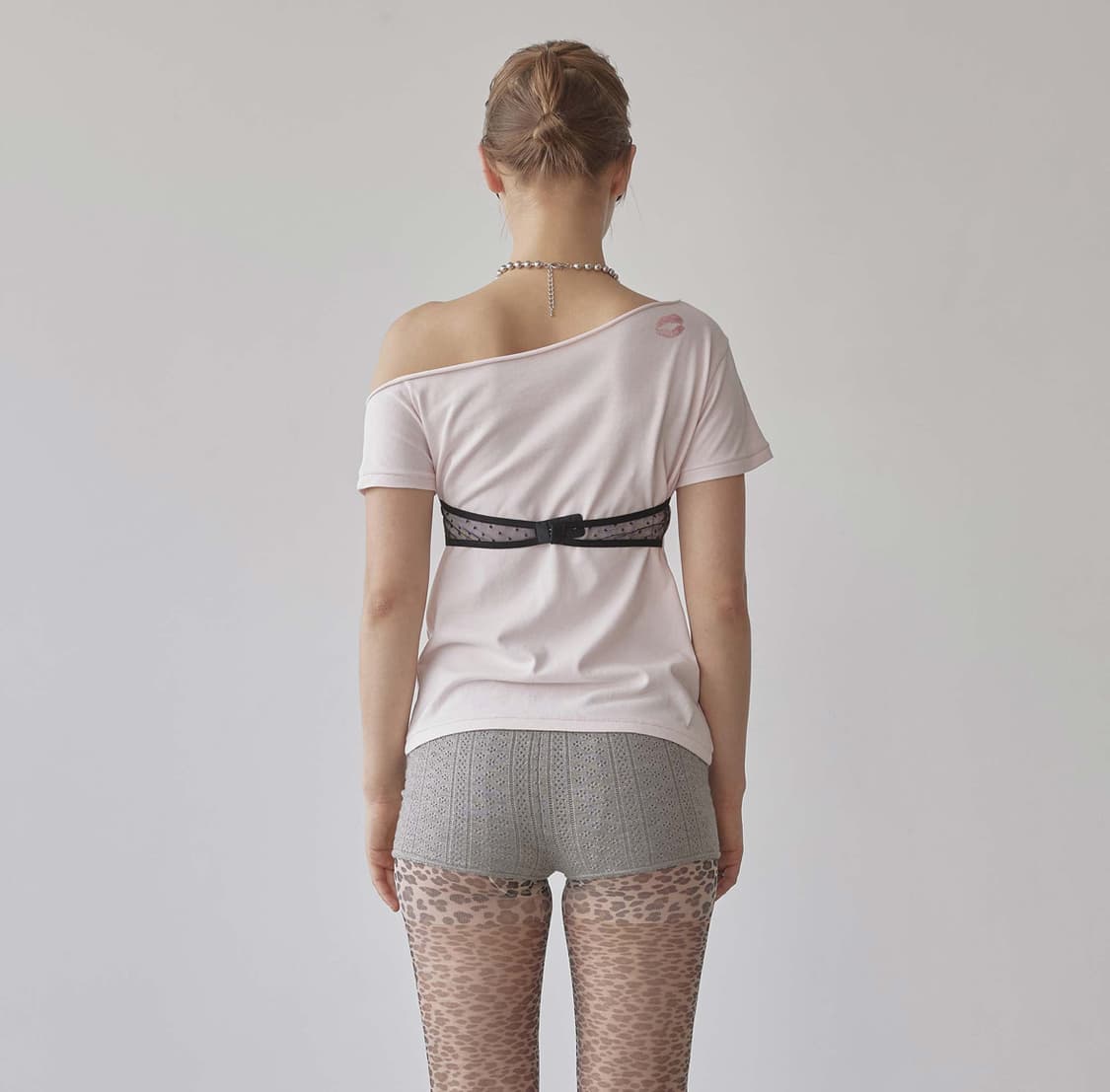 스컬프터 Hook Me Up Layered Tee Pale Pink 상품이미지2
