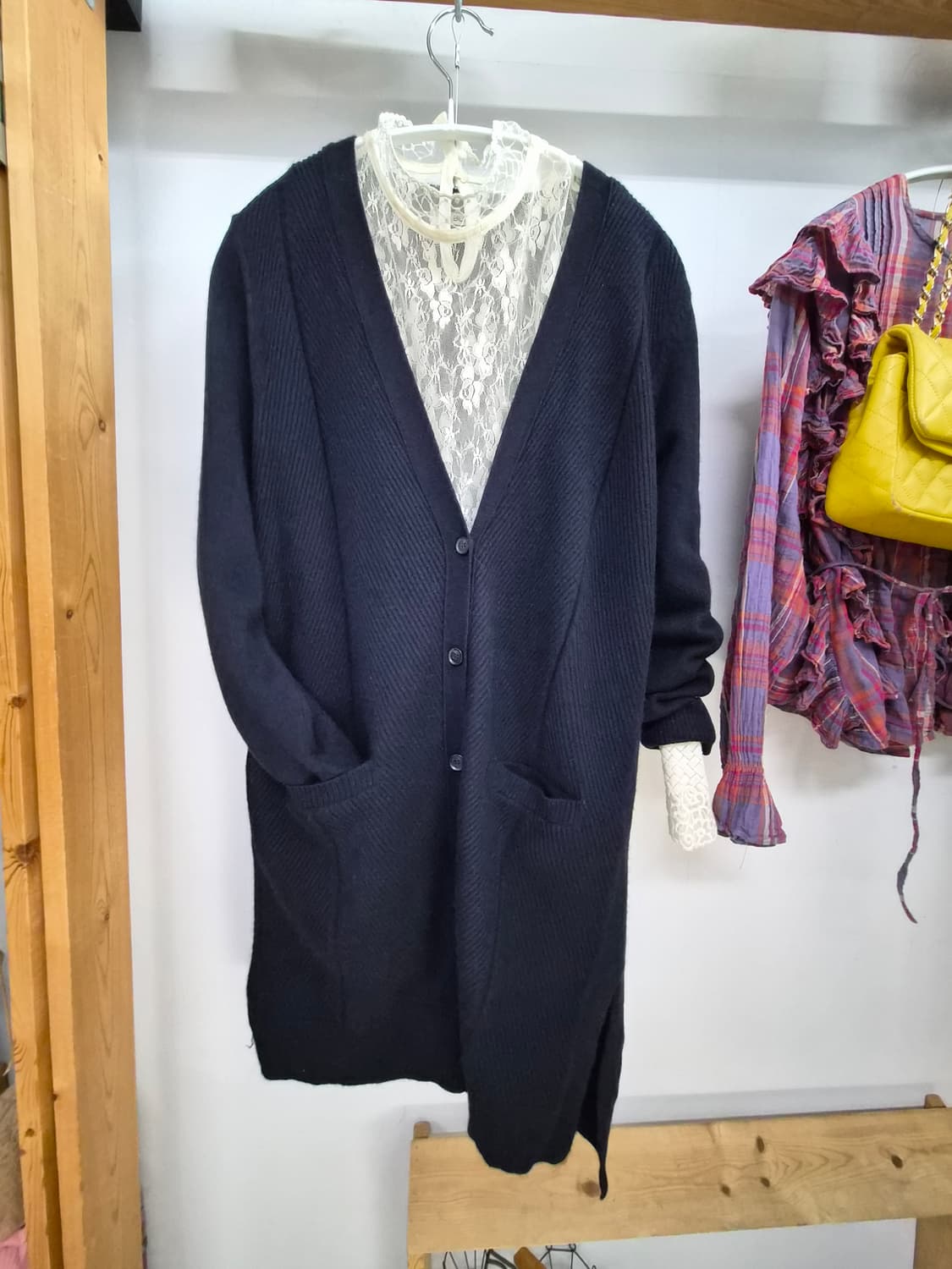 BCBG 순모 롱 가디건 상품이미지1