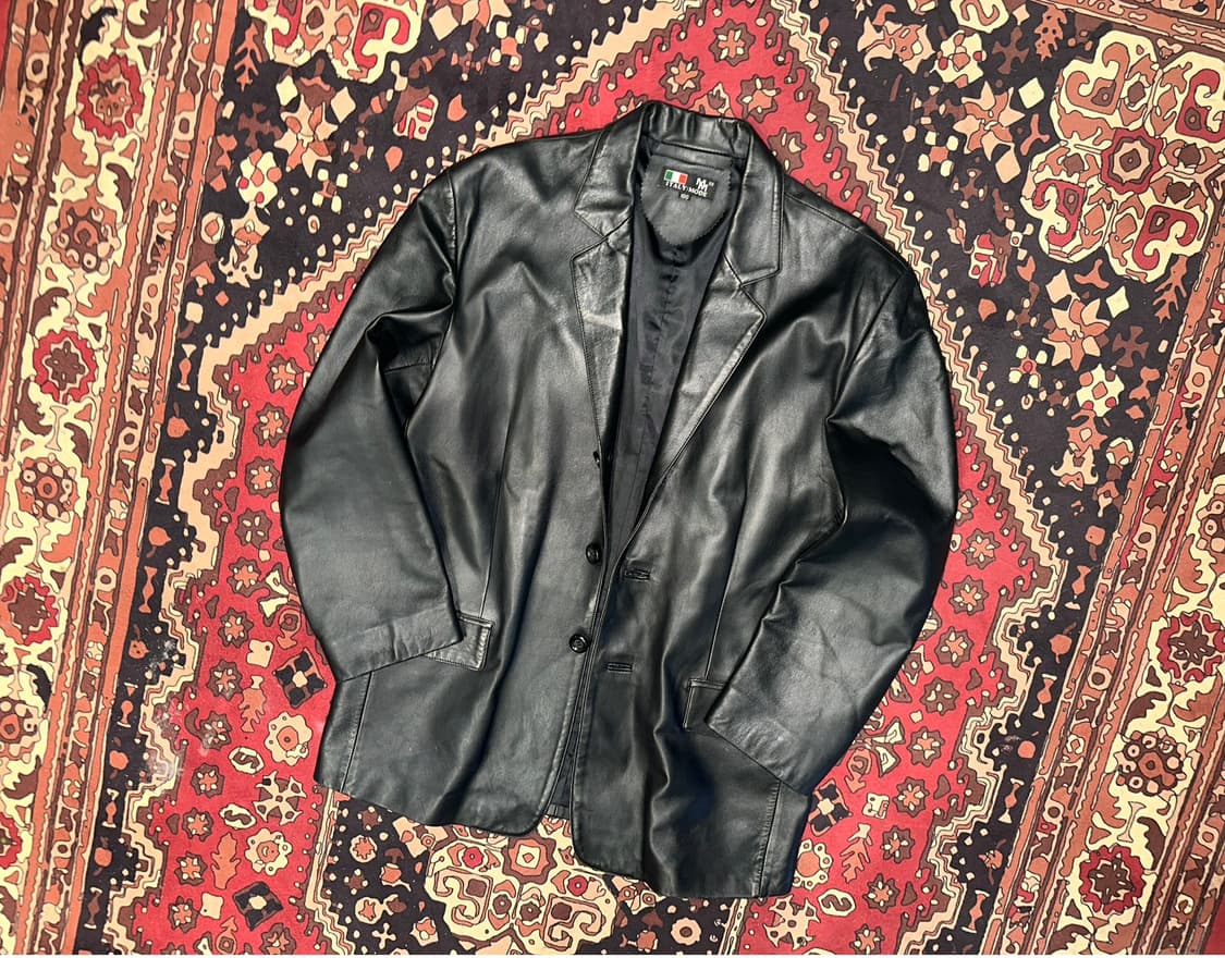 ( L-XL ) 가죽마이 가죽자켓 레더자켓 블레이저 빈티지가죽 상품이미지6