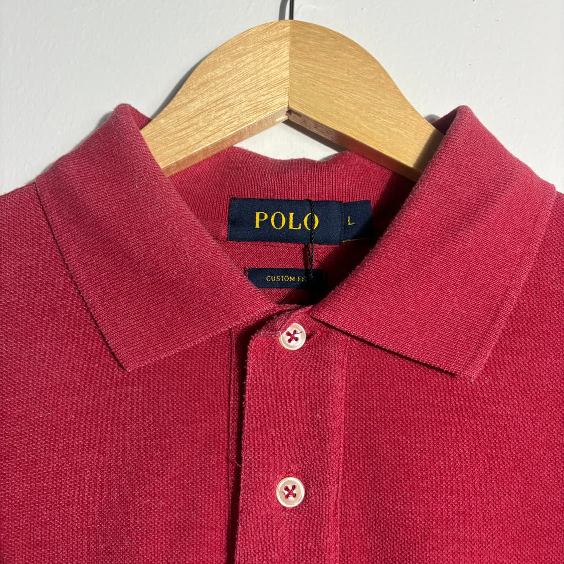폴로랄프로렌 레드 반팔 카라티 (무료배송) 상품이미지5