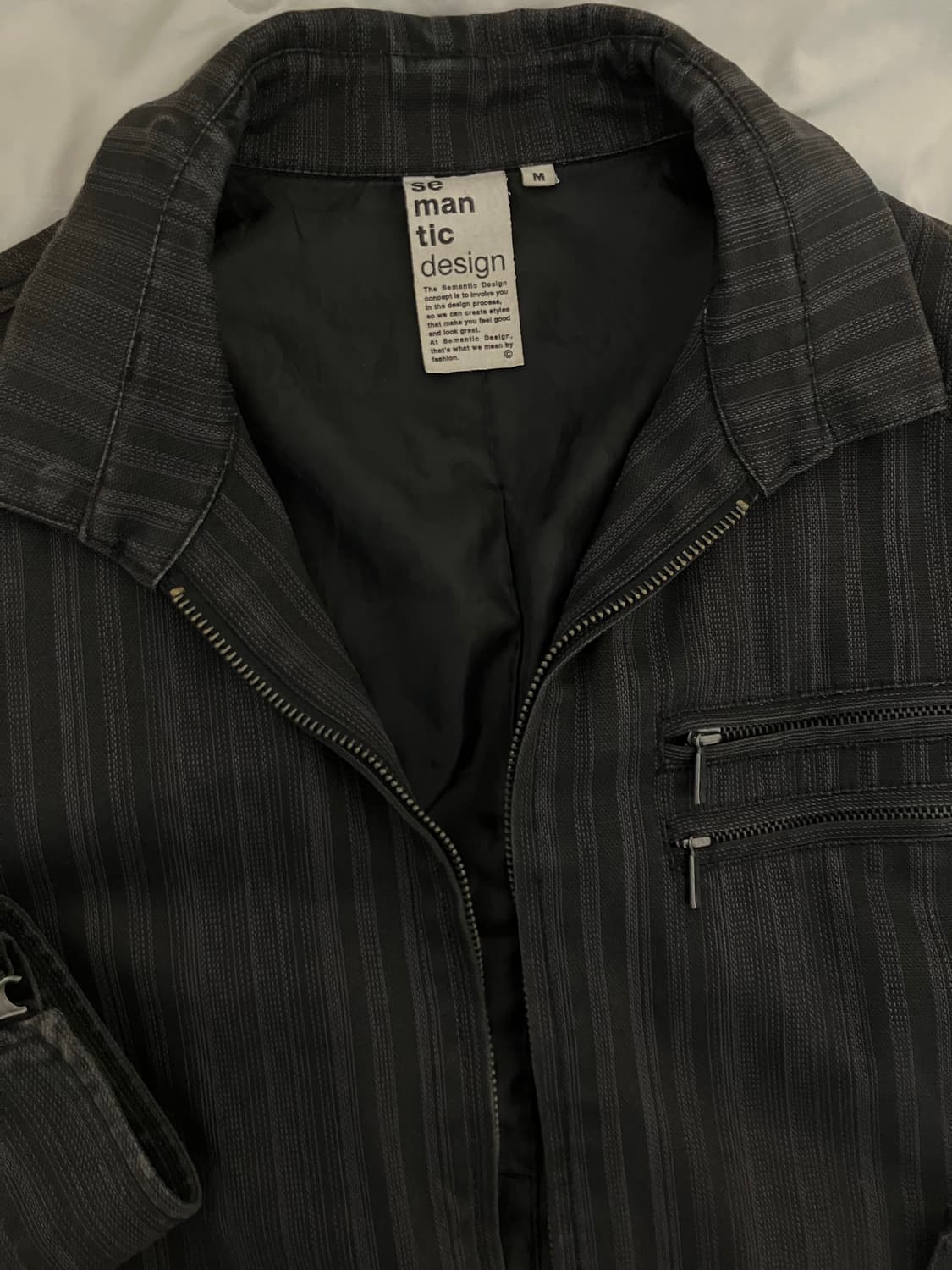 Semantic Design 스트라이프 빈티지 자켓 M 상품이미지1