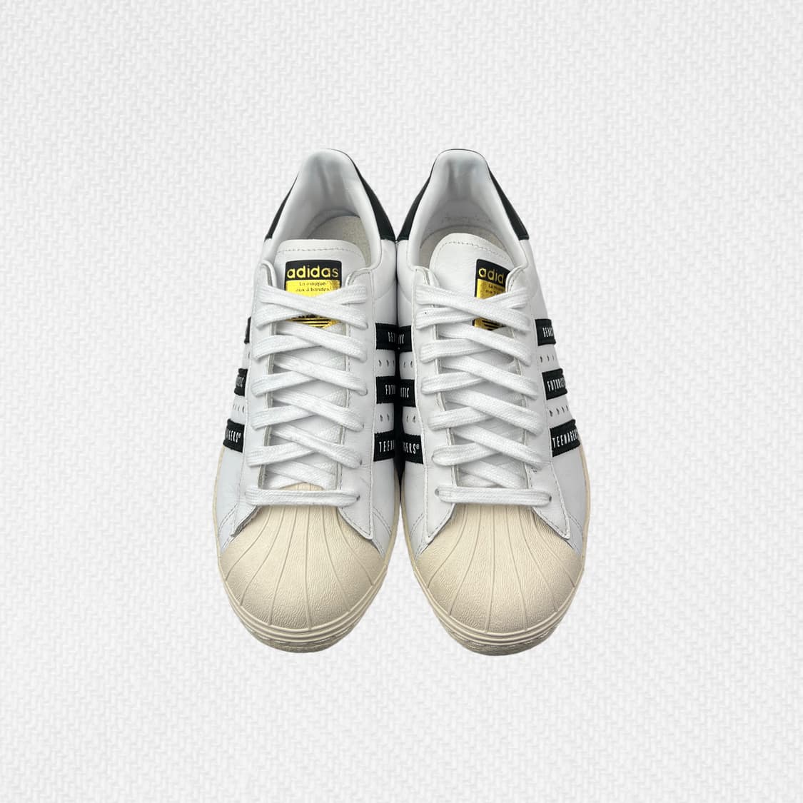 255 아디다스 x 휴먼 메이드 슈퍼스타 화이트 블랙 상품이미지8