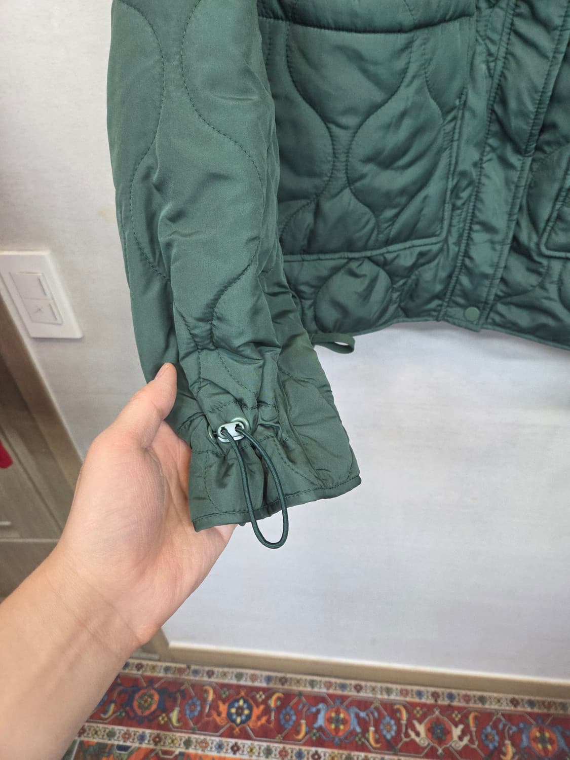 자라 여성 스트링 퀄팅 자켓 L 상품이미지5