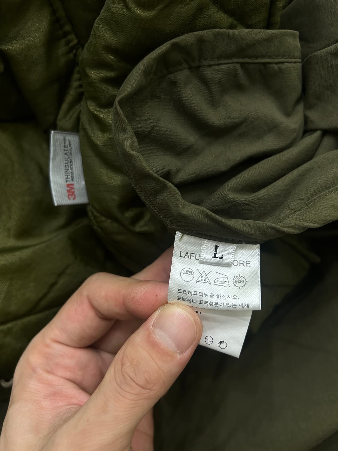 [L]라퍼지스토어 오버핏 M-65 피쉬테일/카키 상품이미지4