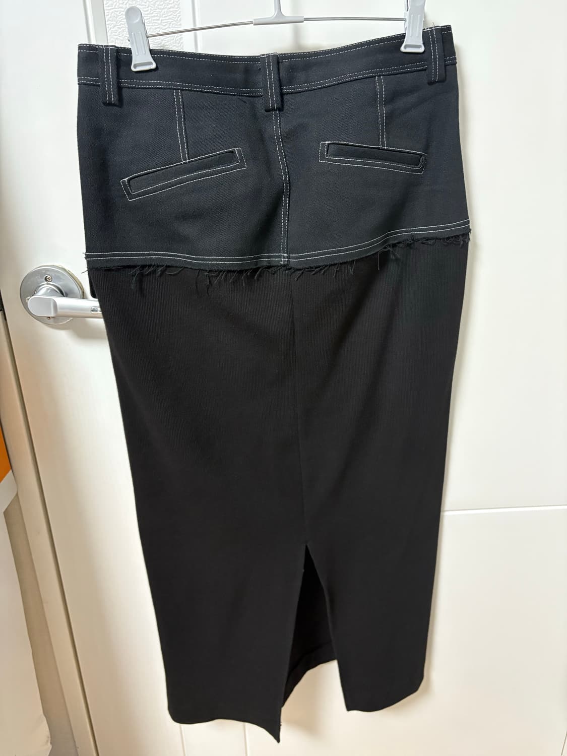 오도어 롱 스커트 CASTON RAW SKIRTS 상품이미지5