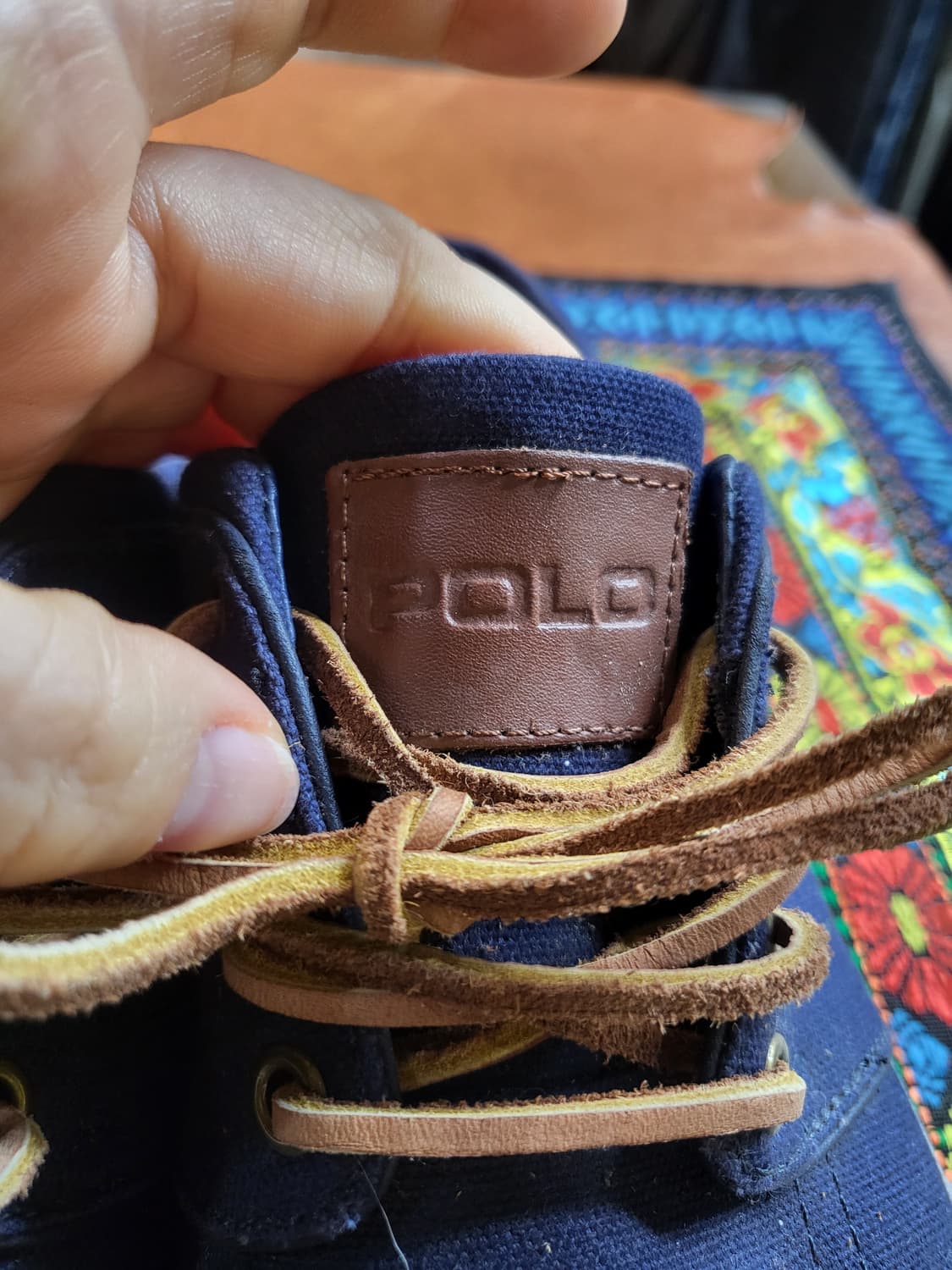 폴로랄프로렌 팩슨 로우 캔버스 스니커즈 상품이미지2