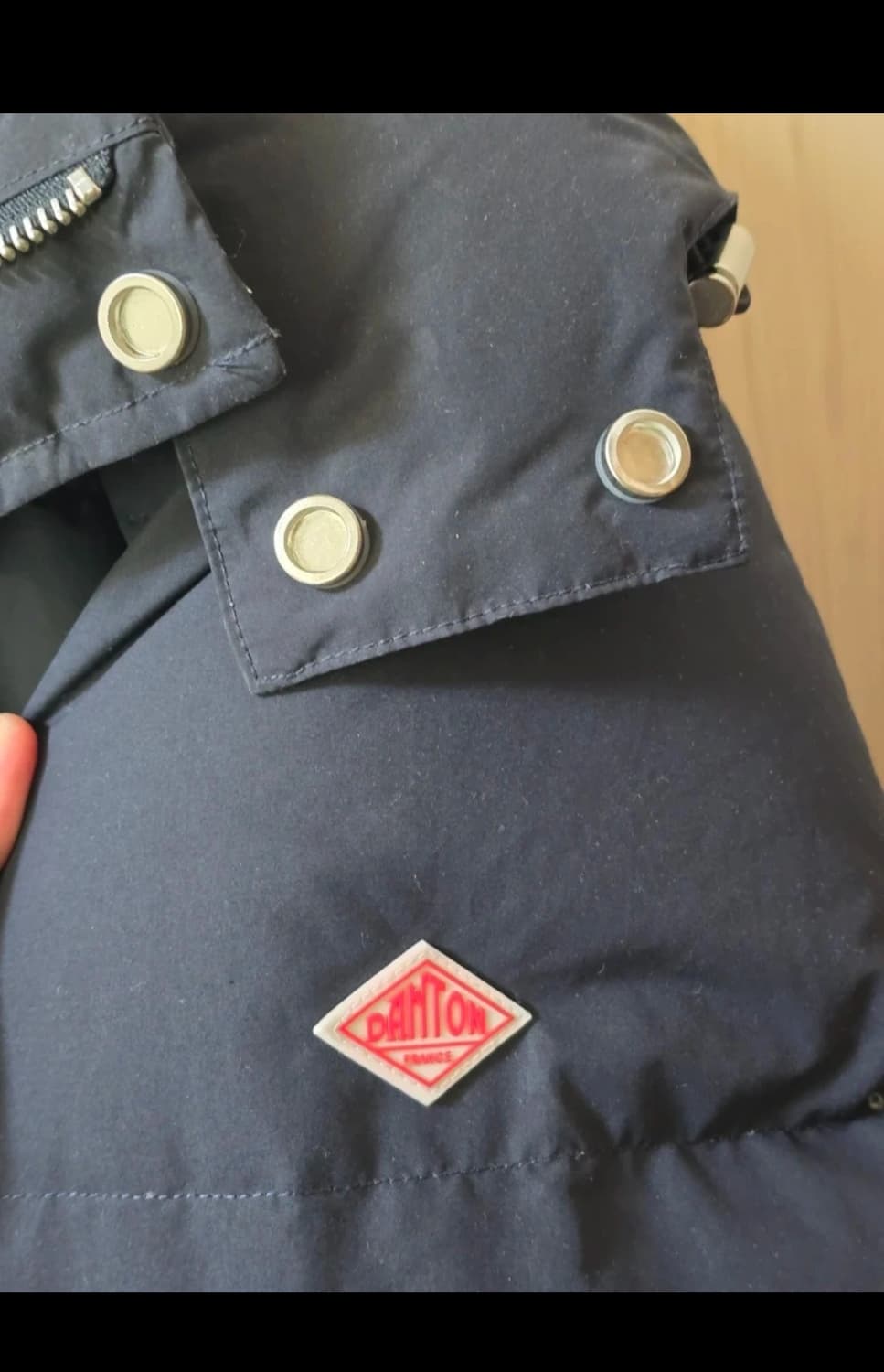 단톤 구스다운 패딩 Danton 네이비 44 상품이미지5