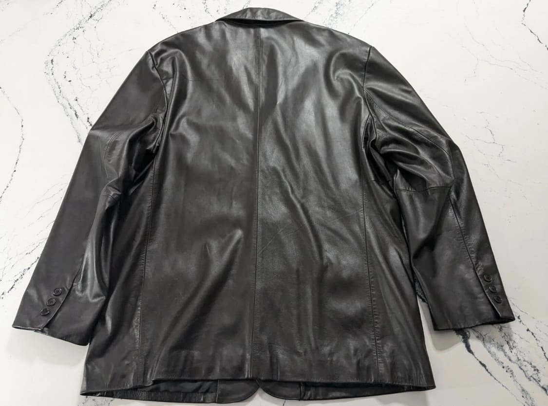 올드갭 레더 블레이저 xl 상품이미지2