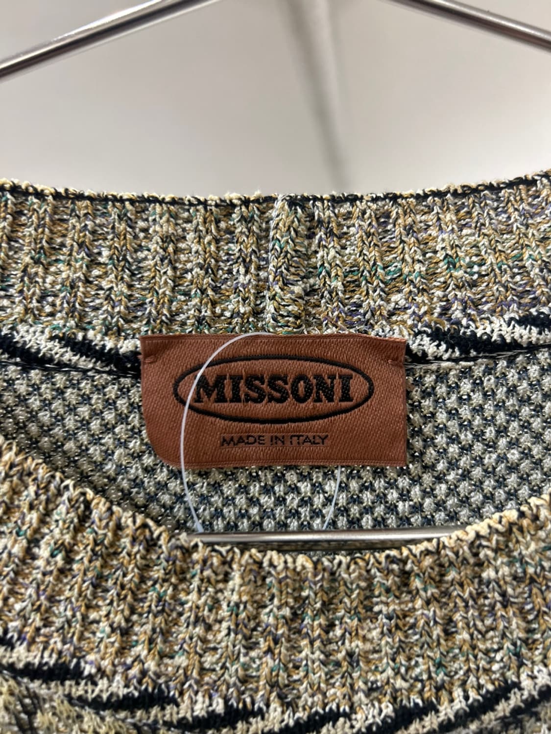 미쏘니 패턴 니트 상품이미지3