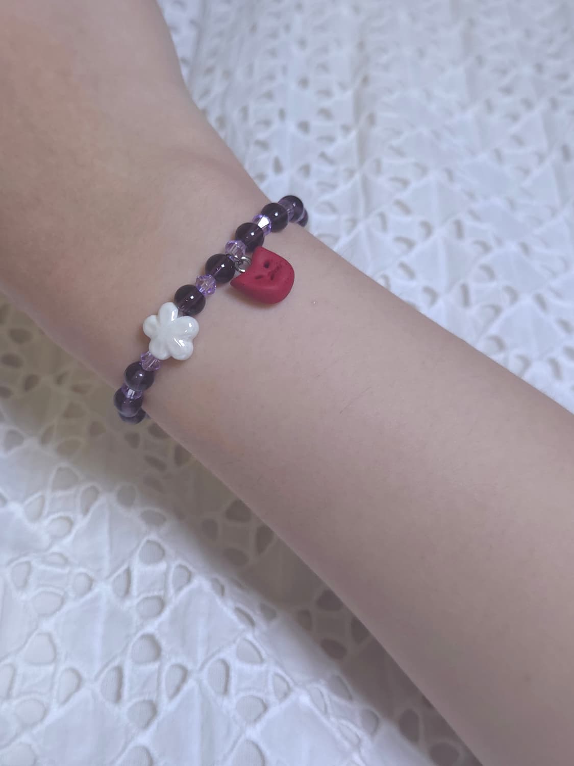 [핸드메이드] 고양이 팬던트 비즈팔찌 상품이미지4