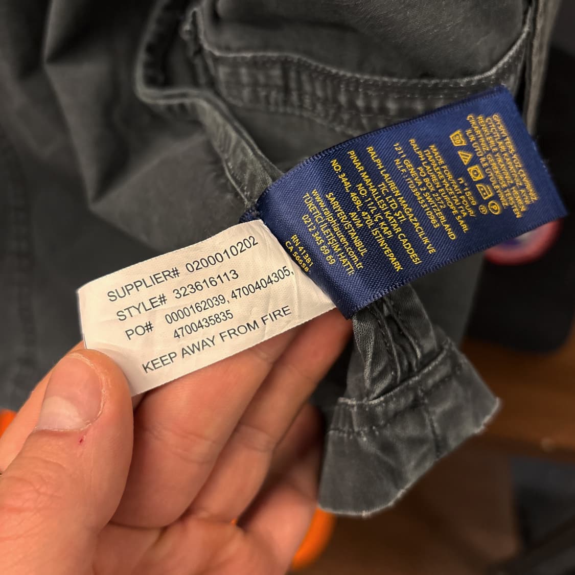 신형라벨 폴로 랄프로렌 USRL 라인 워시드코튼 사파리 자켓 N969 상품이미지8