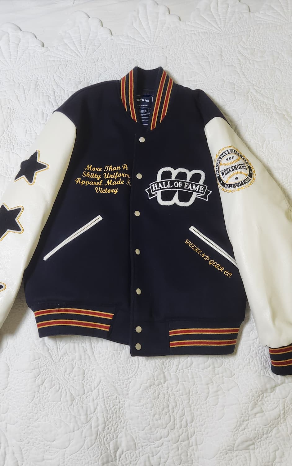 위캔더스 바시티 자켓 상품이미지1