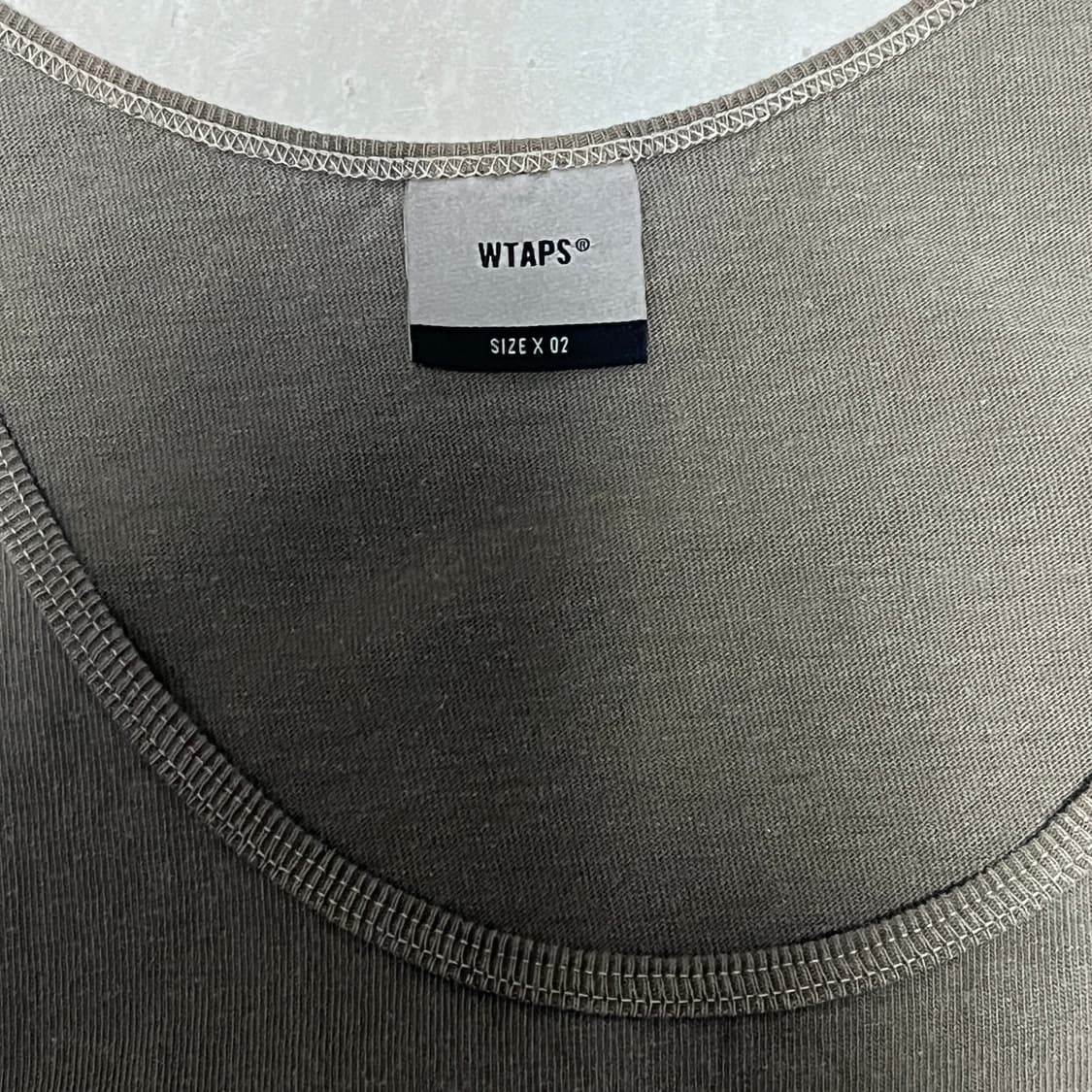 WTAPS 올리브 워싱 나시 SIZE 02 상품이미지2