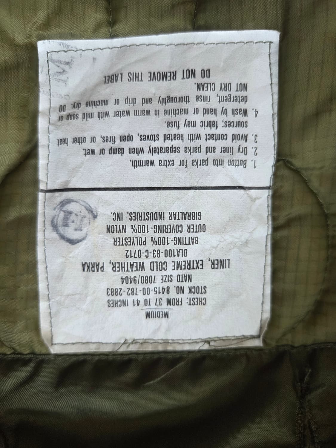 개파카 외피 L 내피 M (피쉬테일) 상품이미지2