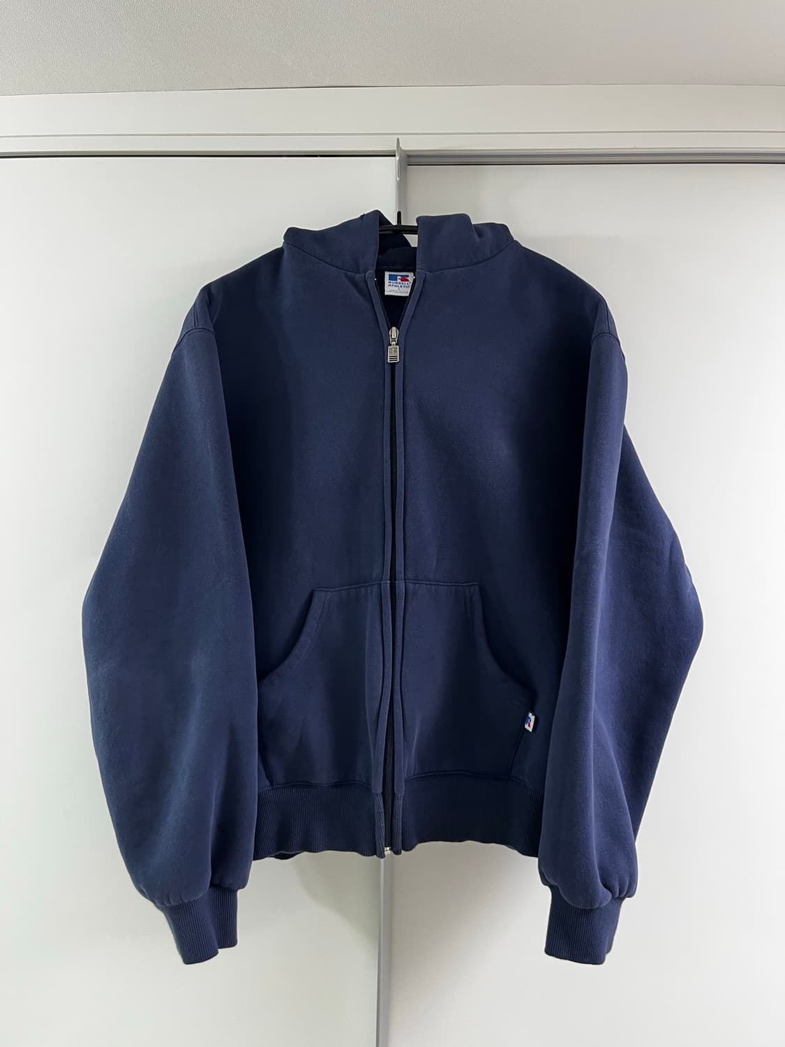 러셀 후드집업 네이비 L 90s made in usa 상품이미지2