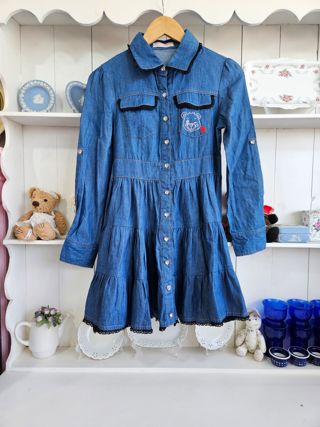 Tralala 트랄라라 데님 원피스 상품이미지1