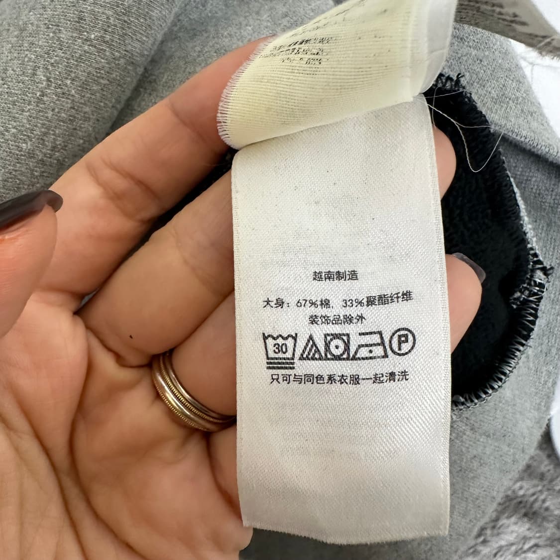   폴로랄프로렌 남자 기모 맨투맨 티셔츠 그레이 XL OI 상품이미지9