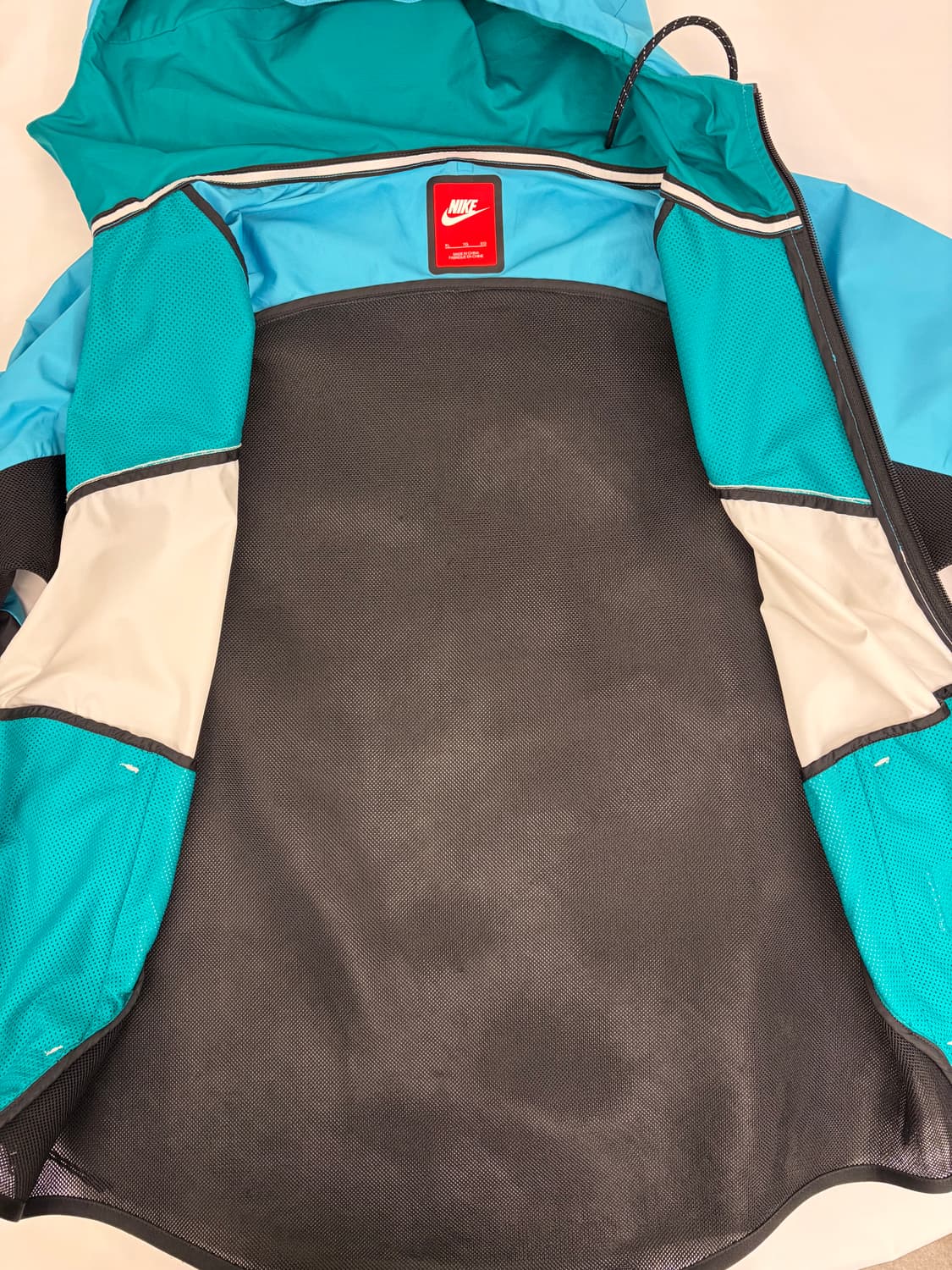 [XL] 나이키 매쉬 바람막이 자켓 블루/화이트 상품이미지4