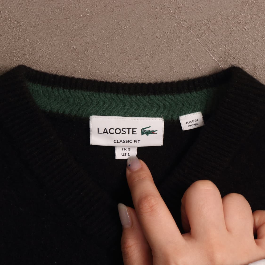 라코스테 램스울 니트 A1433 상품이미지3