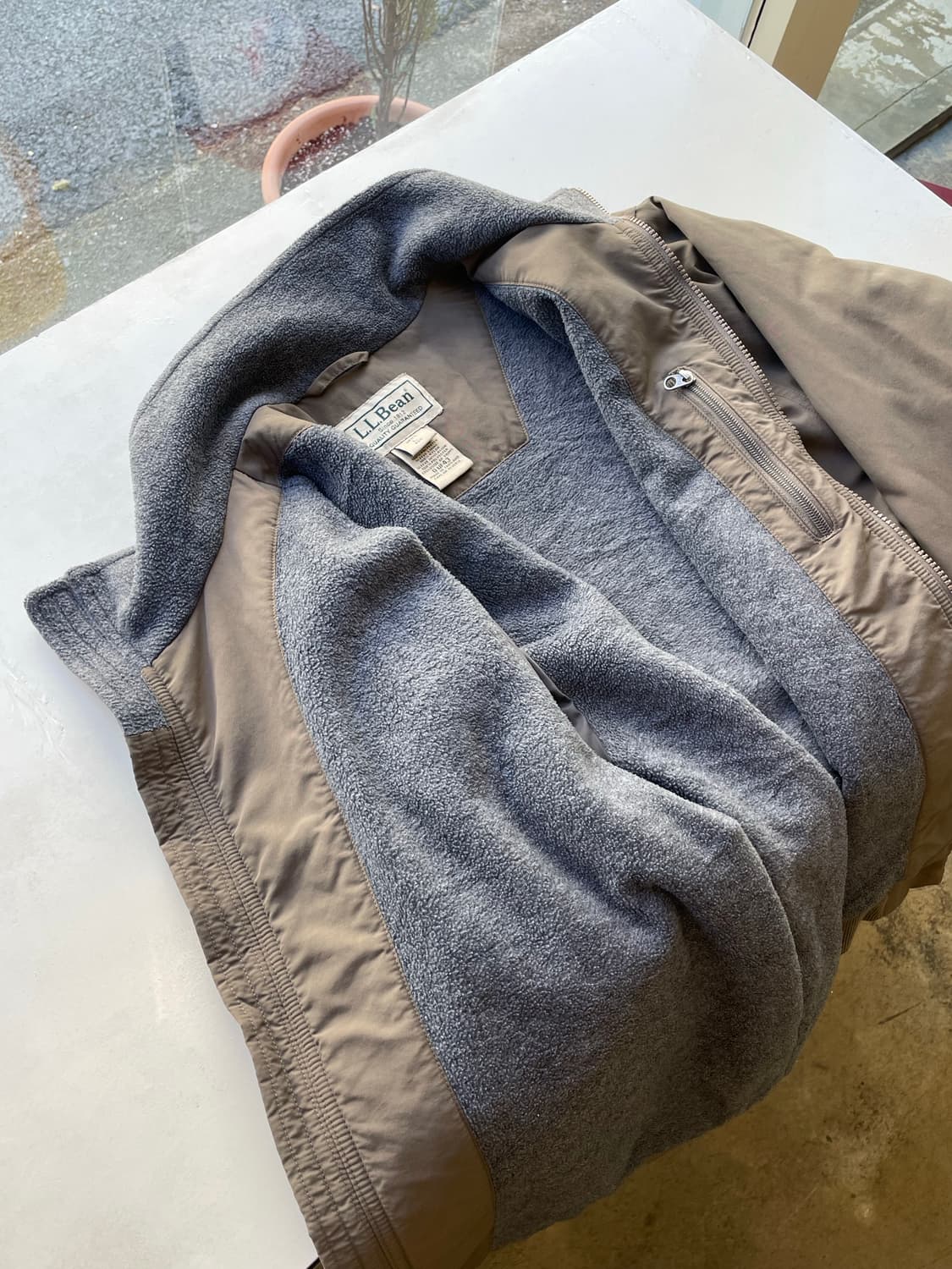 L.L. Bean warm up jacket L (엘엘빈 웜업 자켓) 상품이미지6