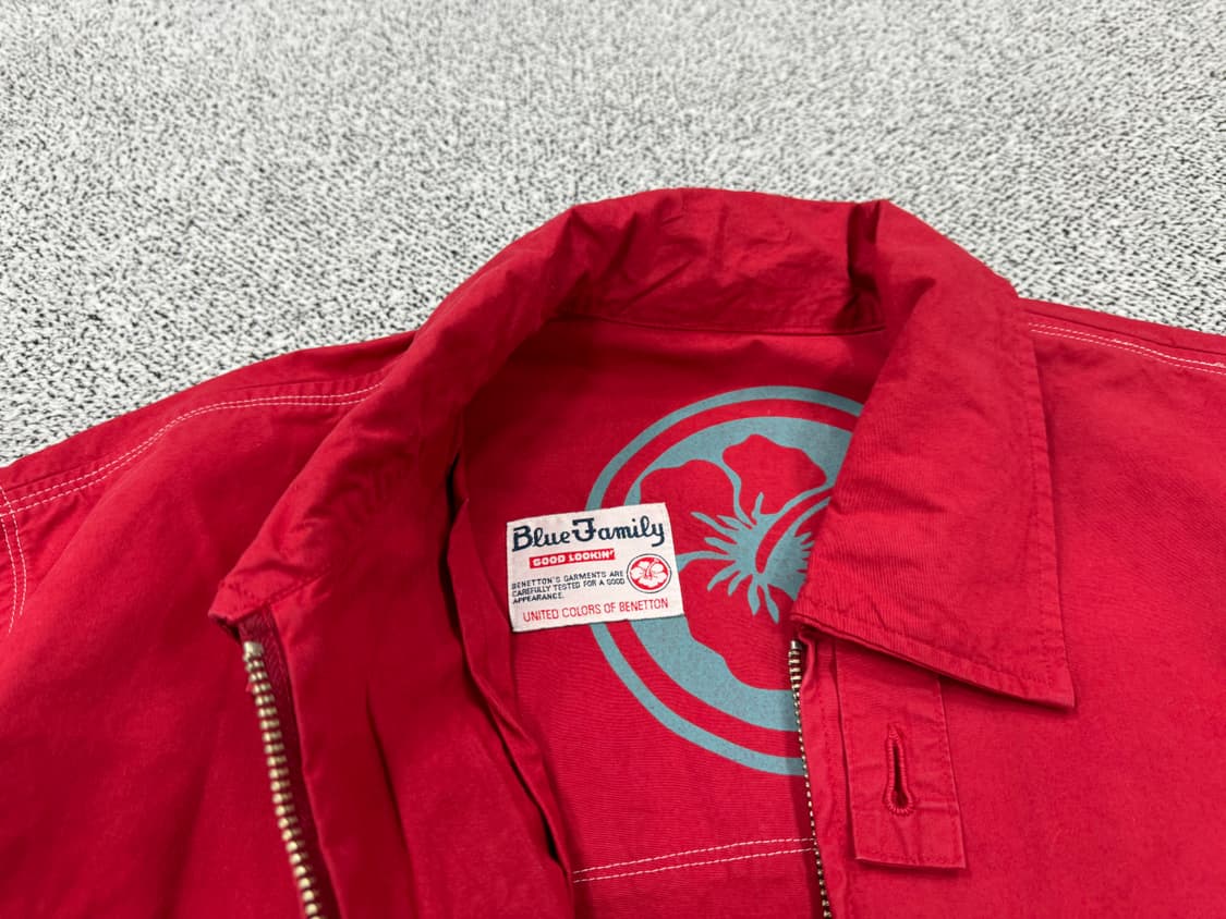 Blue Family benetton 90s 블루종자켓 상품이미지5