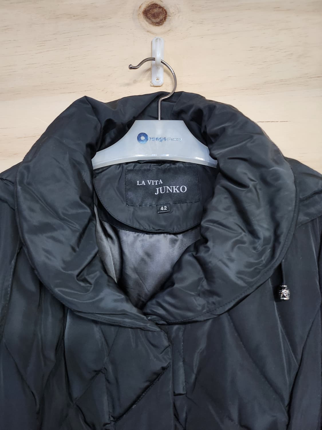 110) LA VITA JUNKO 벨트 후드 패딩 코트 상품이미지2