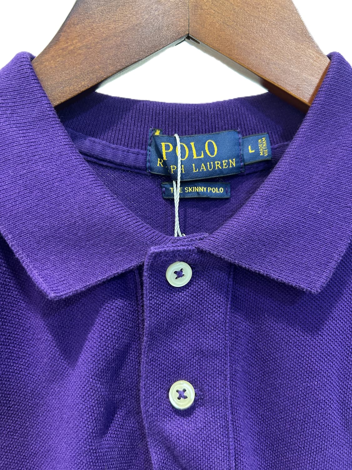 폴로 랄프 로렌 빅 포니 메시 폴로 셔츠 퍼플 상품이미지4