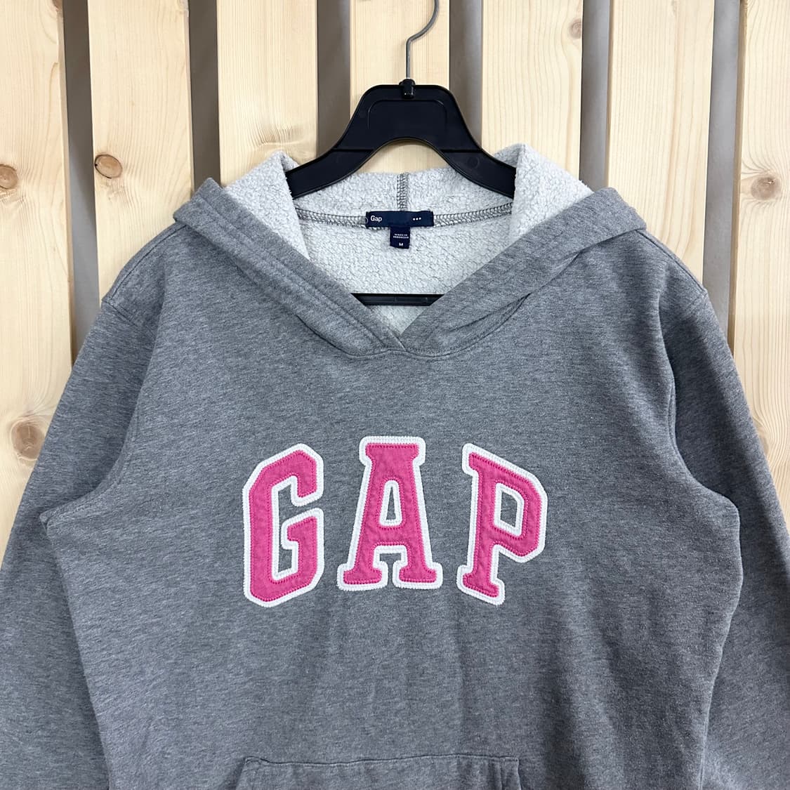 (S) GAP 갭 핑크 그레이 후드티 상품이미지3