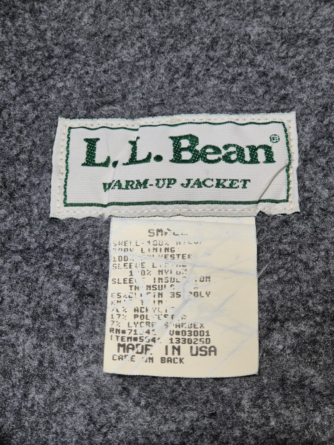 [S]90s US Made 엘엘빈 웜업자켓  -308 상품이미지5