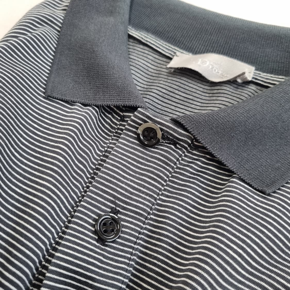 DIOR HOMME 08SS 스트라이프 PK반팔 - L 상품이미지4