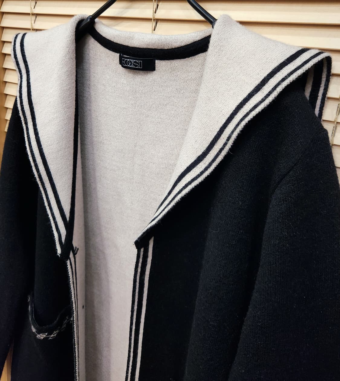 (새상품)에고이스트 테일러 숄카라 니트 롱가디건 상품이미지3