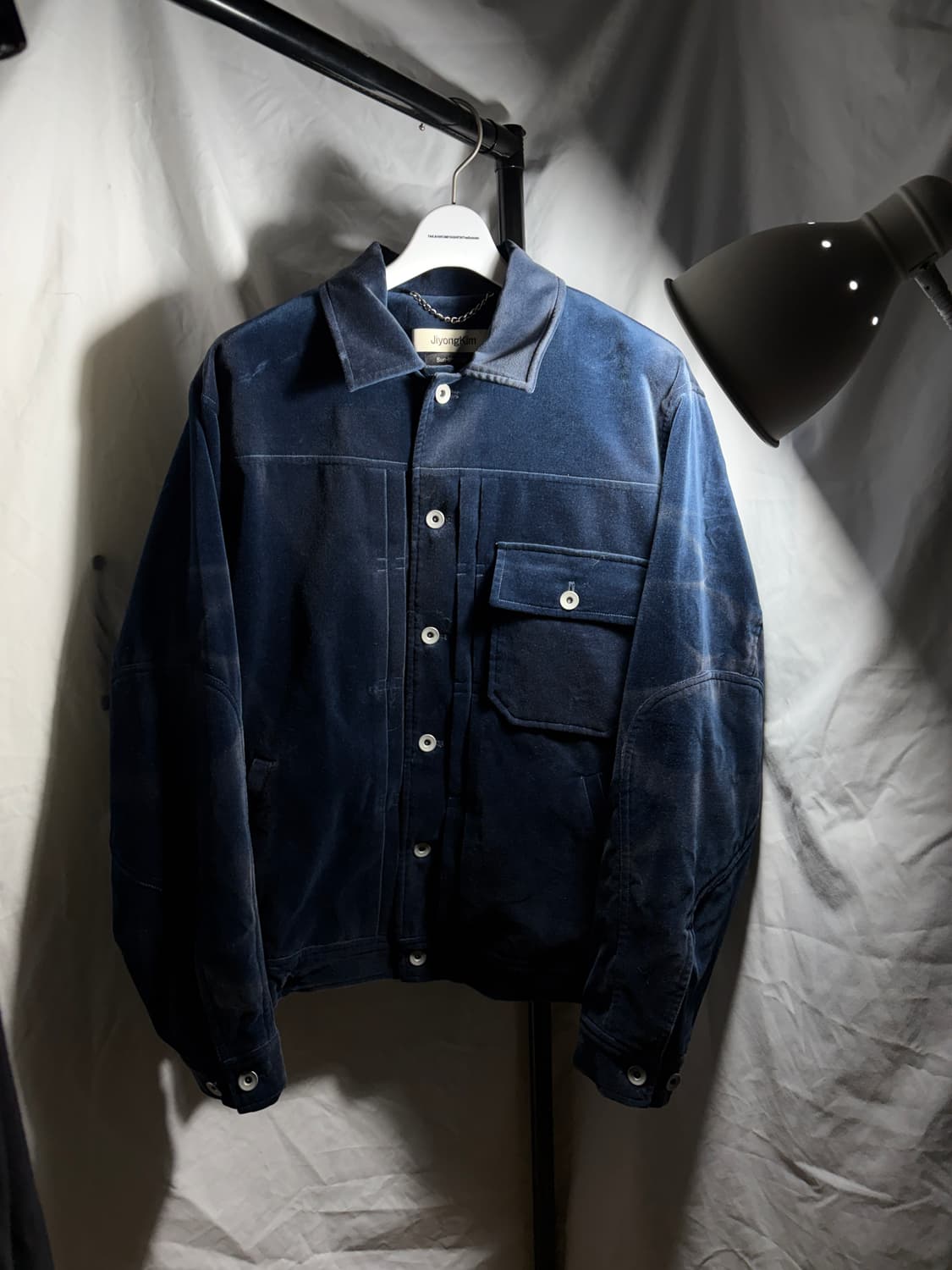 26SS 지용킴 벨벳 트러커 자켓 상품이미지2