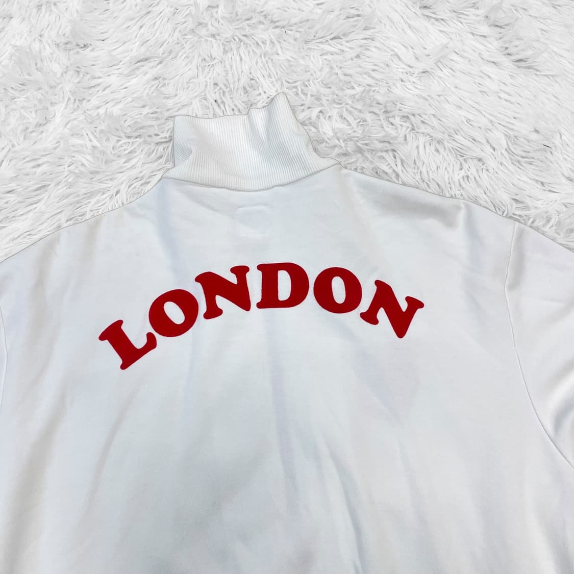 아디다스 런던 트랙탑 져지 화이트 레드 상품이미지4