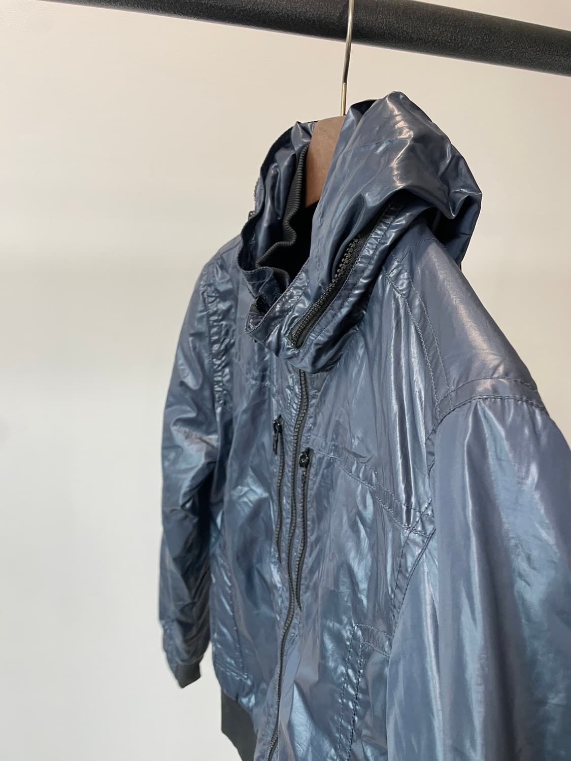 (L) Buckaroo 버커루 히든 후드 락시크 블루종 자켓 상품이미지4